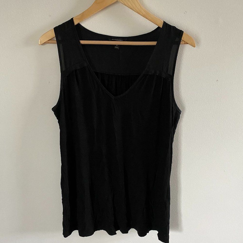 Banana Republic Women's Tank with Sheer Straps, Medium (p94)